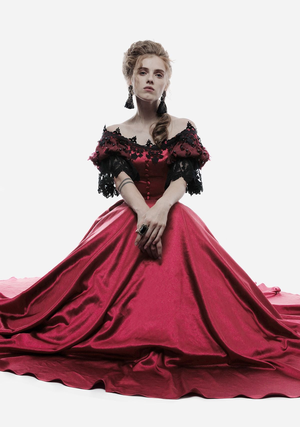 Gothic Victorian Vintage Palace Long Dress