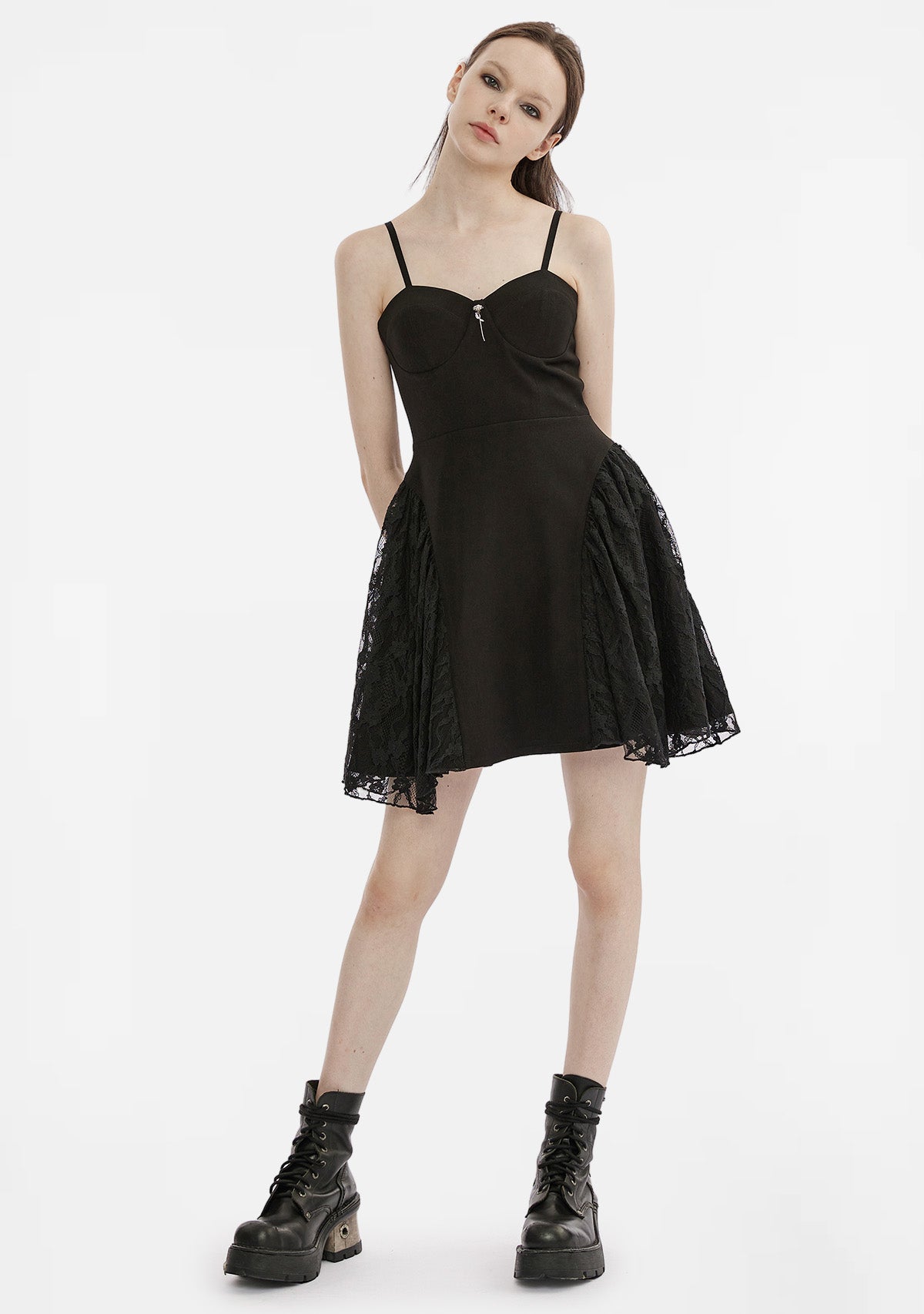 Goth Lace Plus Size Dress