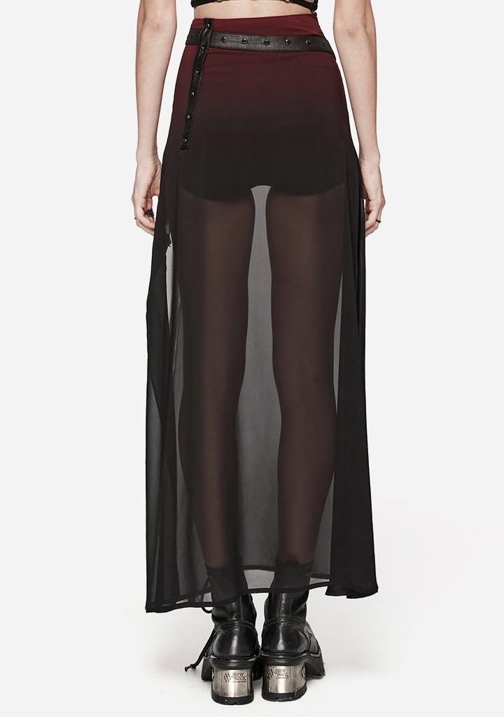 Gothic Enchantment High Slit Skirt